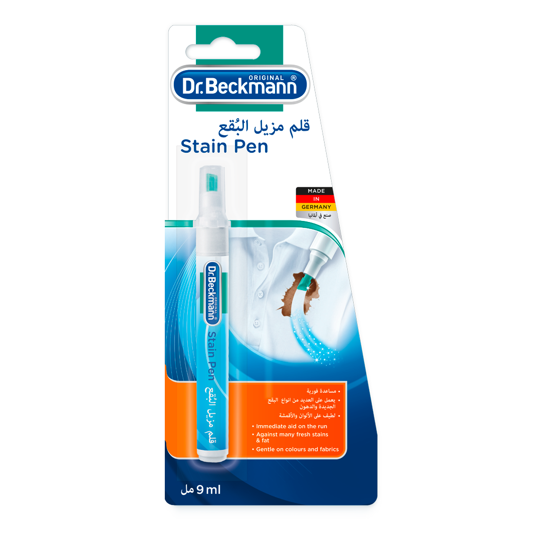 Liquid Dr Beckmann Instant Stain Remover Pen, For Cloth Cleaning, Packaging  Size: 9ml at Rs 299/packet in New Delhi